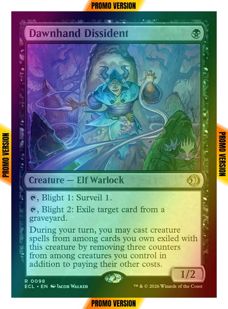 Dawnhand Dissident [98p] [Promo Pack] [Lorwyn Eclipsed: Promos] [Foil]