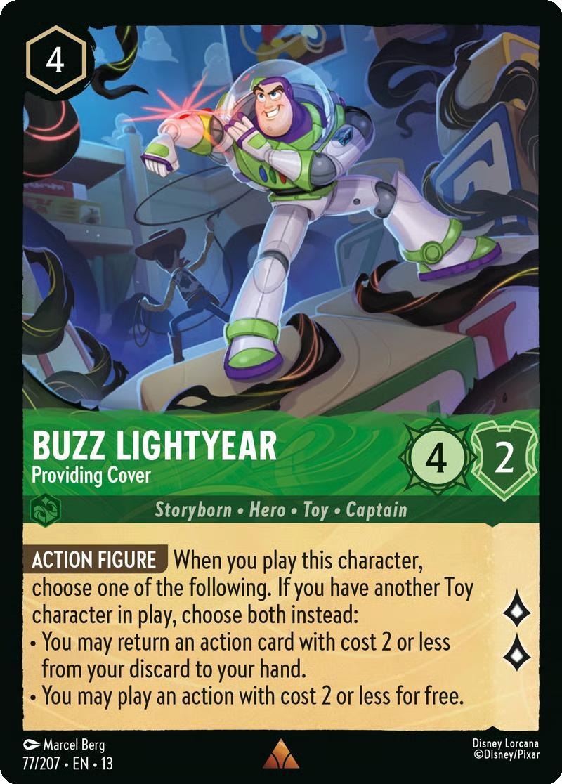 Buzz Lightyear - Providing Cover - 77/204 [Attack of the Vine!] [Non-Foil]