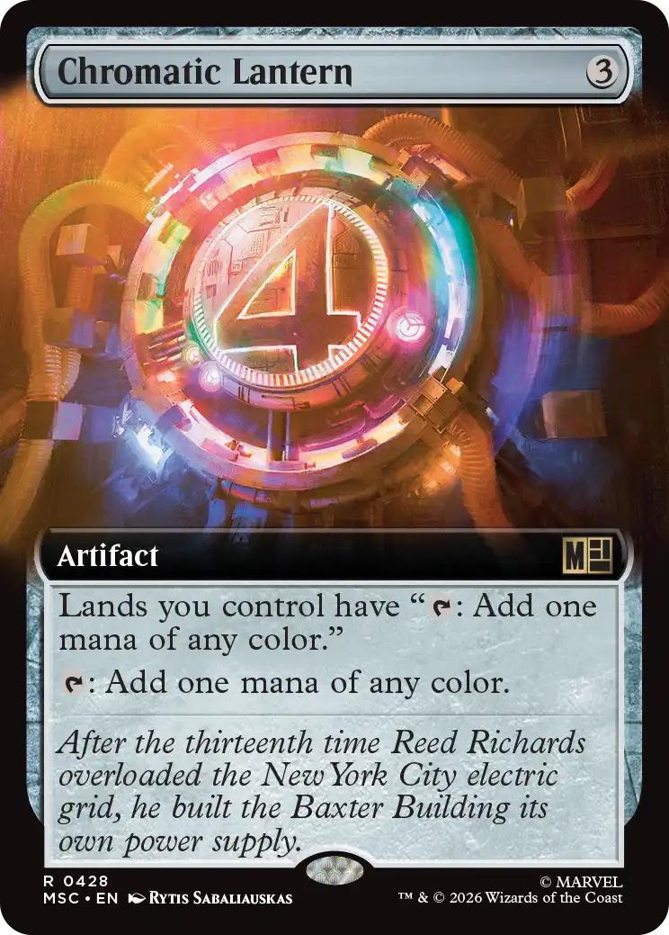Chromatic Lantern [428] [Extended Art] [Marvel Super Heroes: Commander] [Non-Foil]