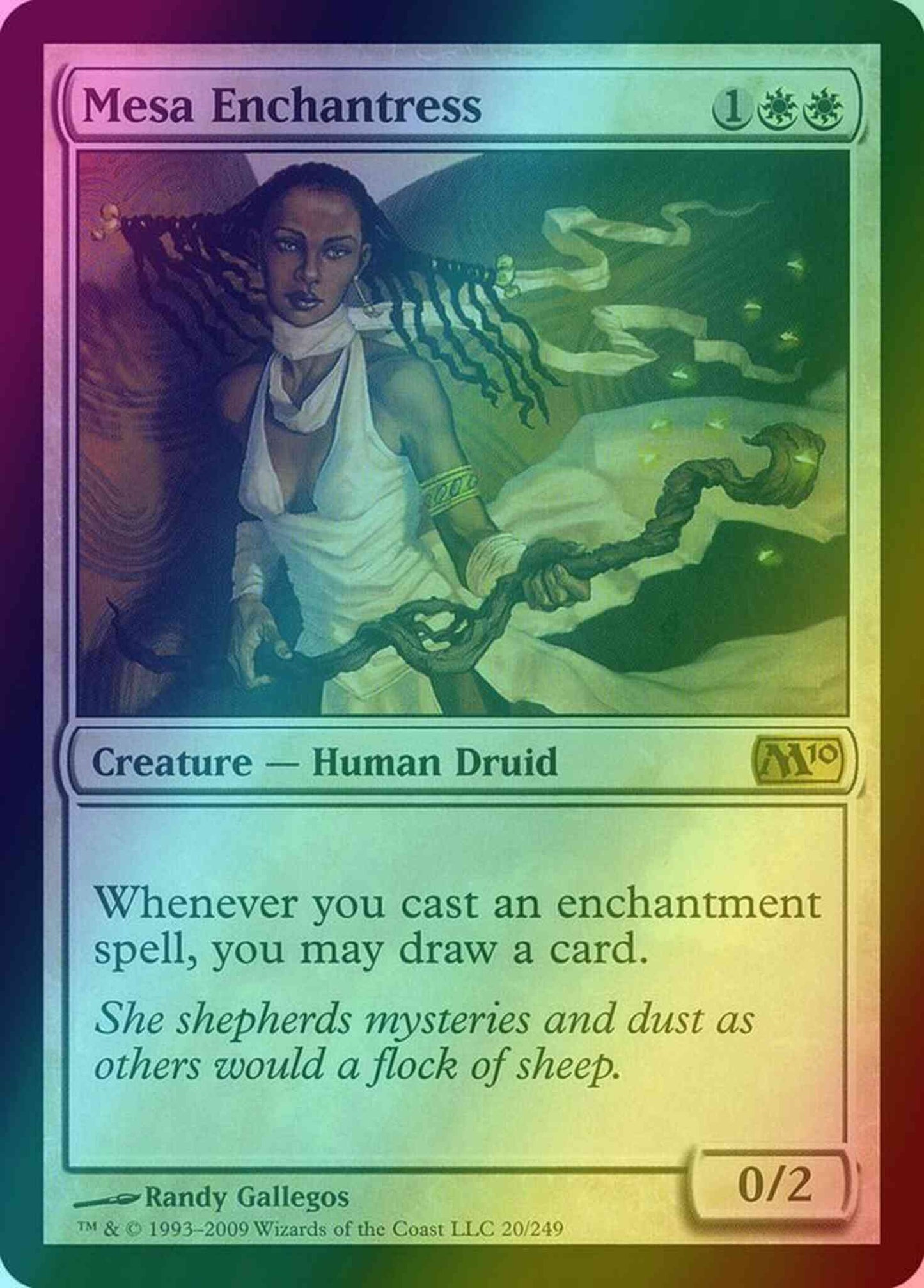 Mesa Enchantress [Magic 2010] [Foil]