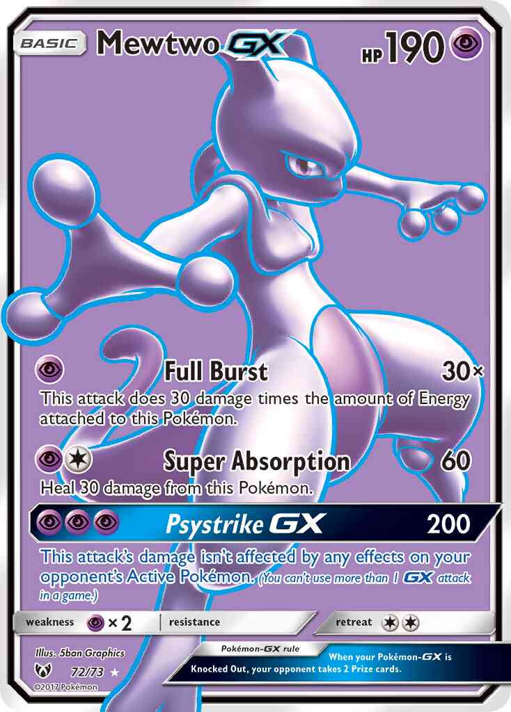 Mewtwo-GX - 72/73 - Rare Ultra [sm35-72] [Ultra]