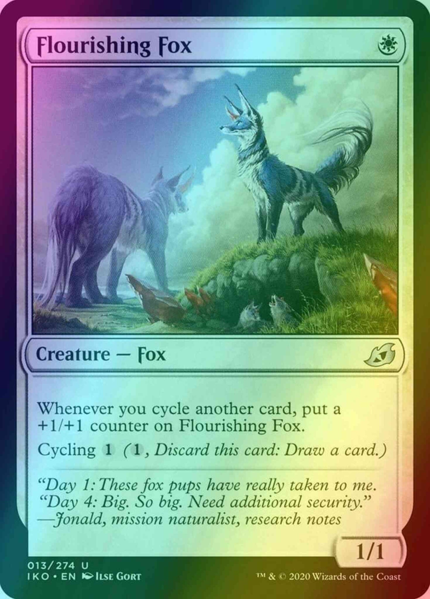 Flourishing Fox [13] [Ikoria: Lair of Behemoths] [Foil]