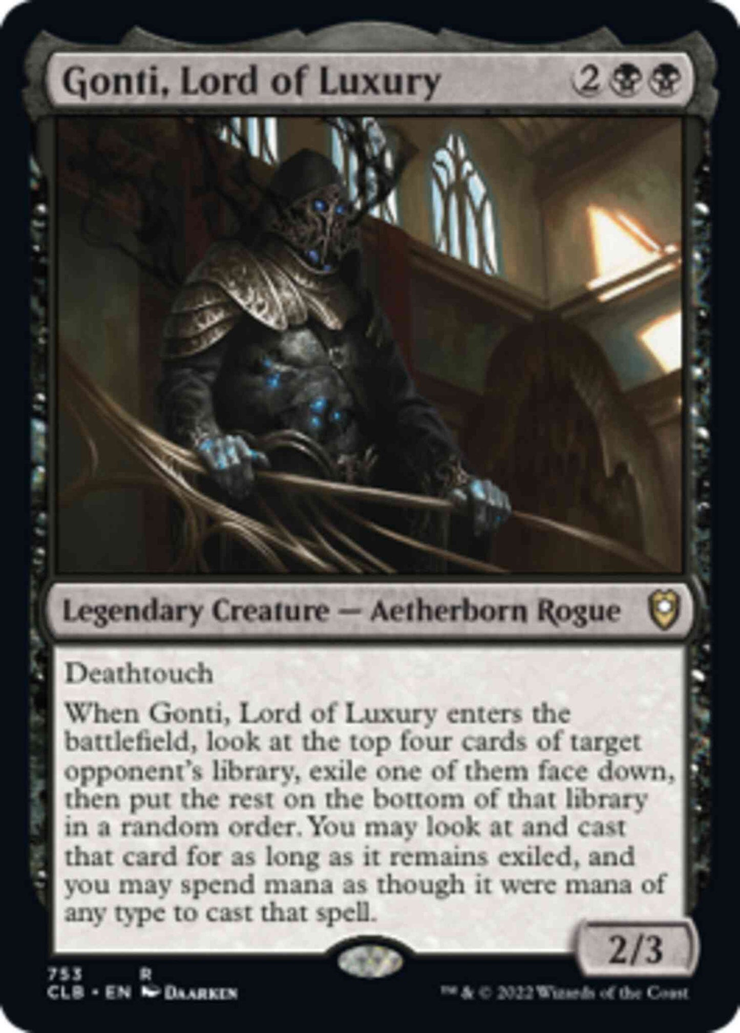 Gonti, Lord of Luxury [753] [Commander Legends: Battle for Baldur's Gate] [Non-Foil]