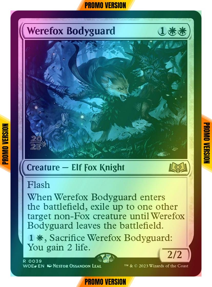 Werefox Bodyguard [39s] [Prerelease] [Wilds of Eldraine: Promos] [Foil]