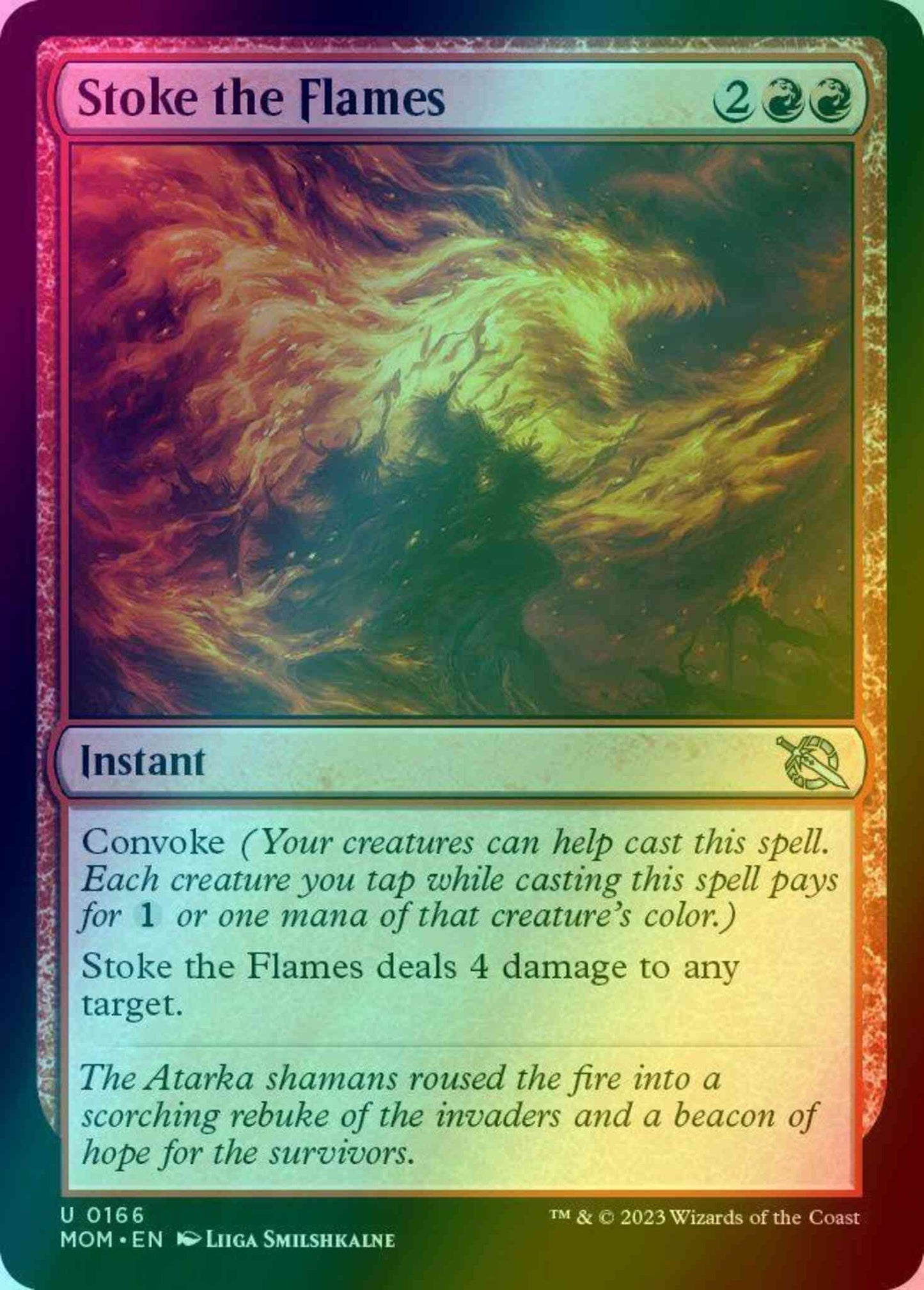 Stoke the Flames [166] [March of the Machine] [Foil]