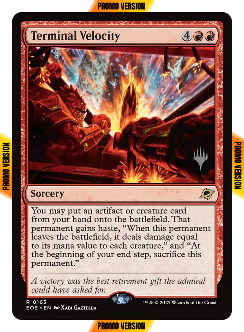 Terminal Velocity [163p] [Promo Pack] [Edge of Eternities: Promos] [Non-Foil]