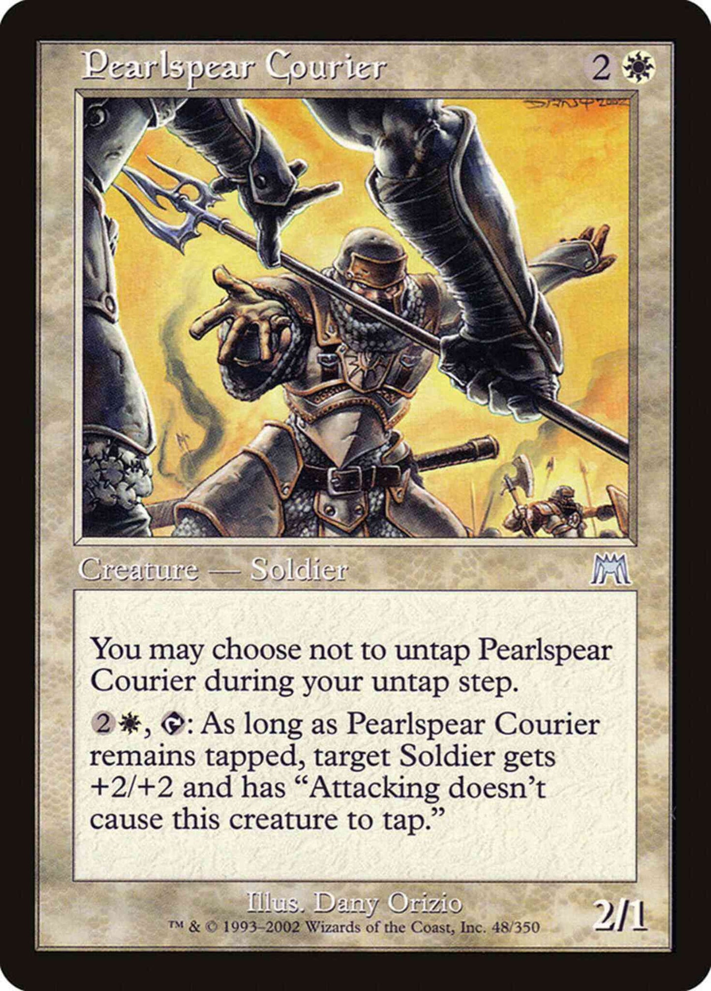 Pearlspear Courier [48] [Onslaught] [Non-Foil]