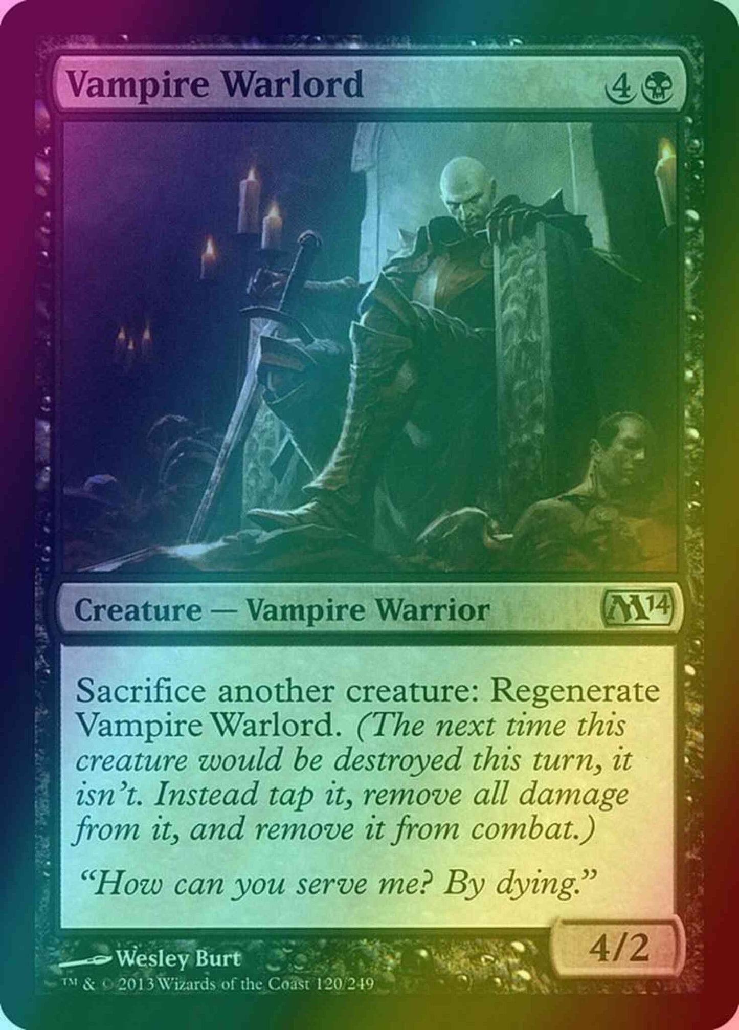 Vampire Warlord [120] [Magic 2014] [Foil]