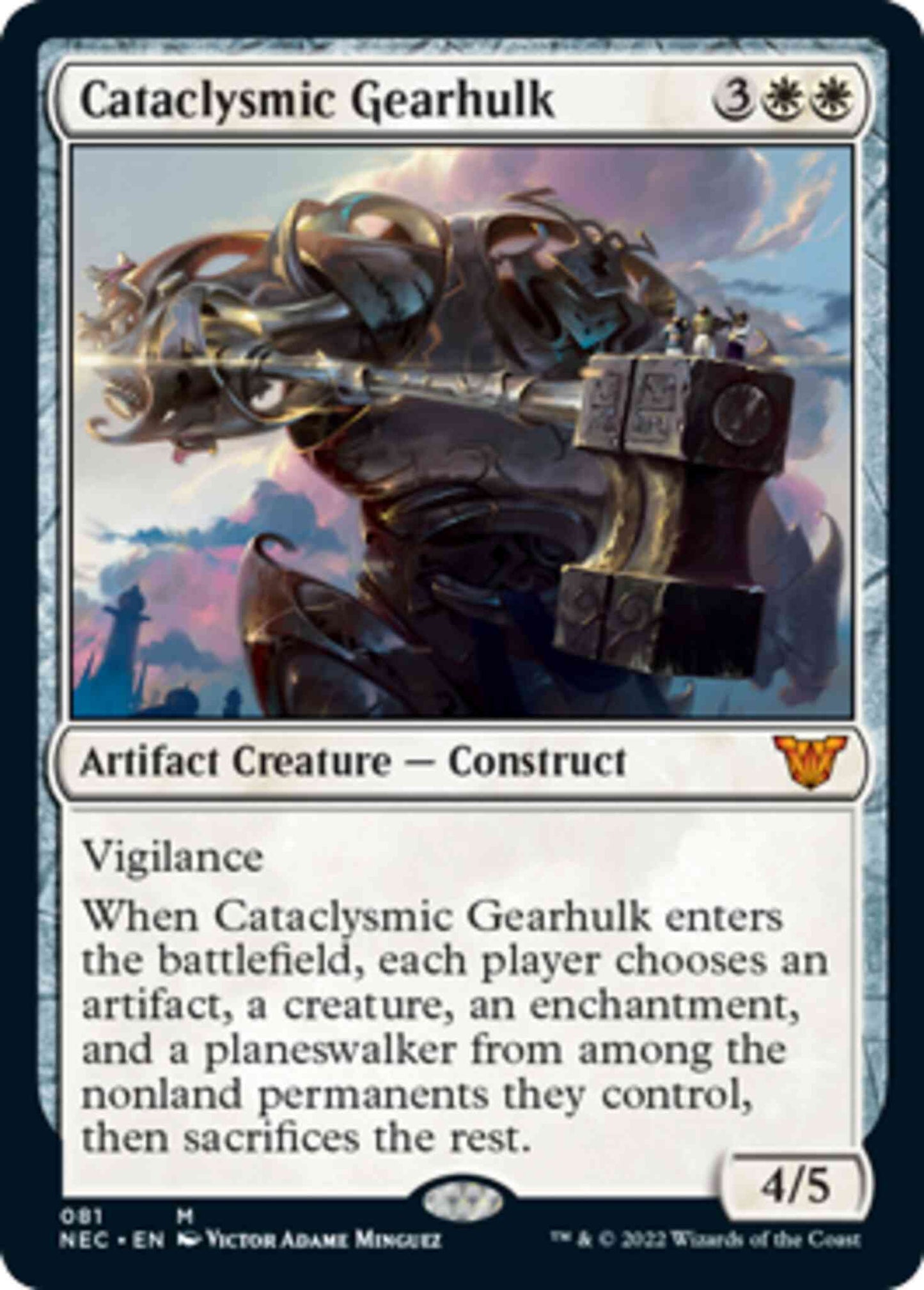 Cataclysmic Gearhulk [81] [Kamigawa: Neon Dynasty: Commander] [Non-Foil]