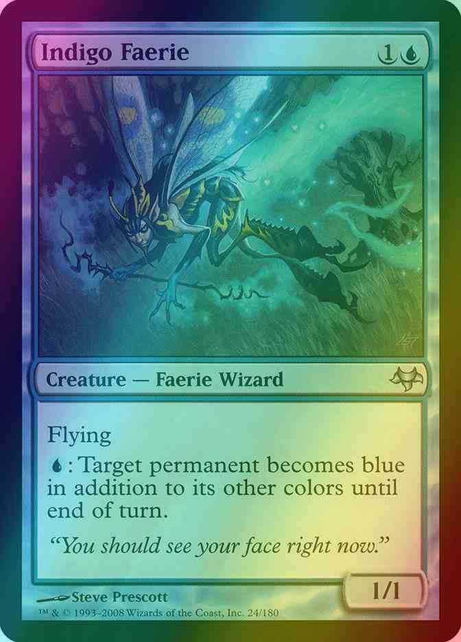 Indigo Faerie [24] [Eventide] [Foil]