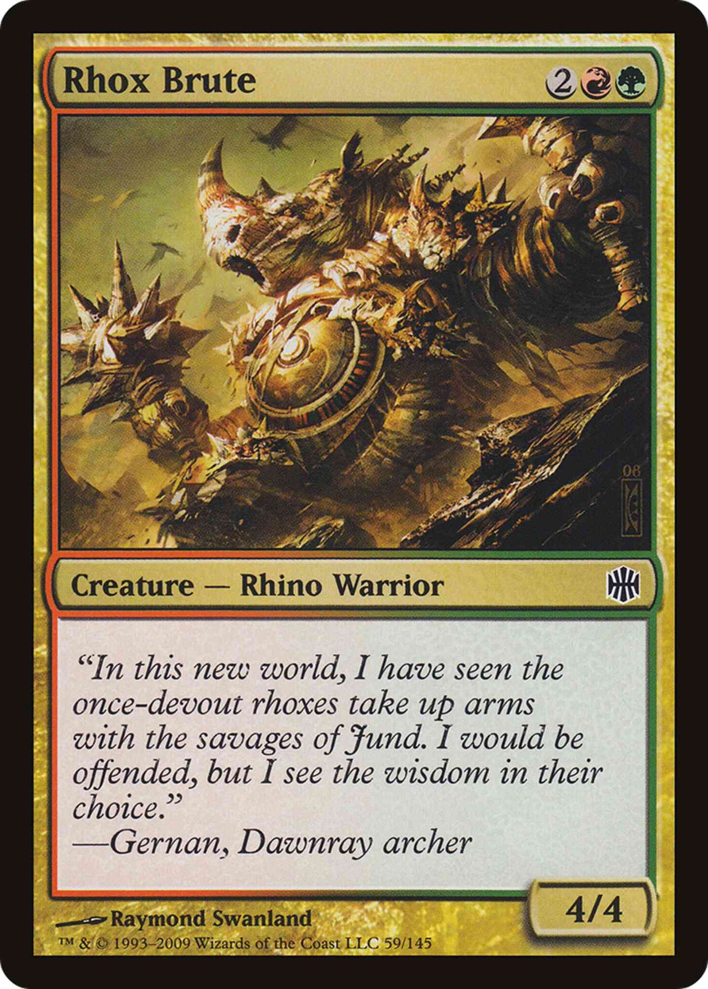 Rhox Brute [59] [Alara Reborn] [Non-Foil]