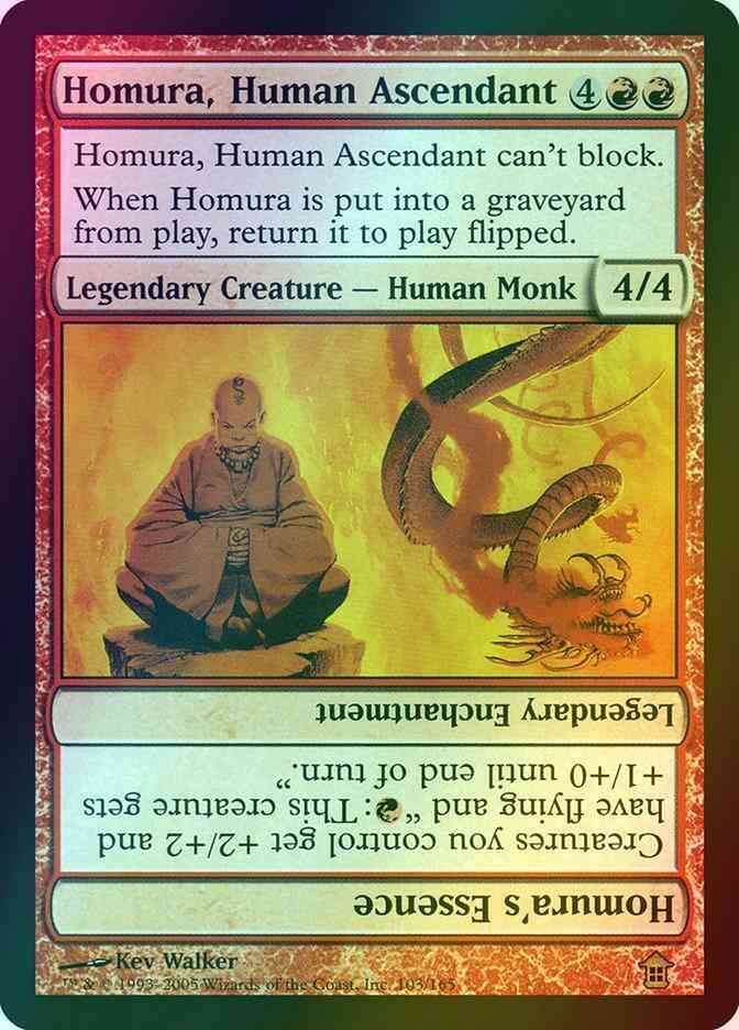 Homura, Human Ascendant // Homura's Essence [103] [Saviors of Kamigawa] [Foil]