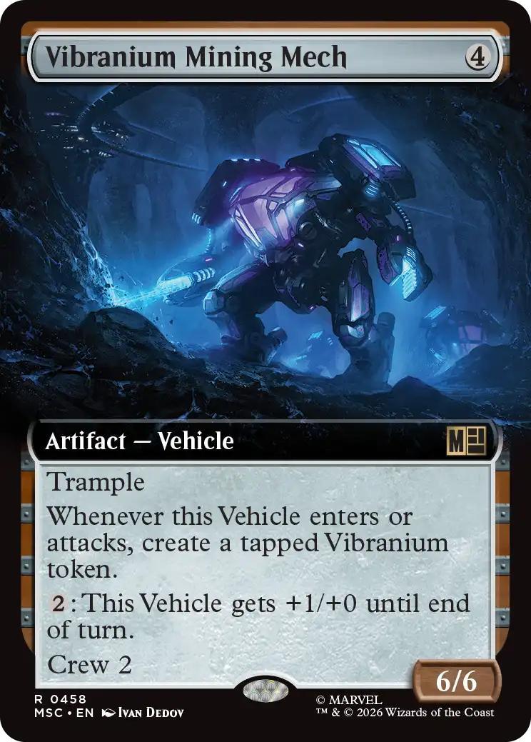 Vibranium Mining Mech [458] [Extended Art] [Marvel Super Heroes: Commander] [Non-Foil]