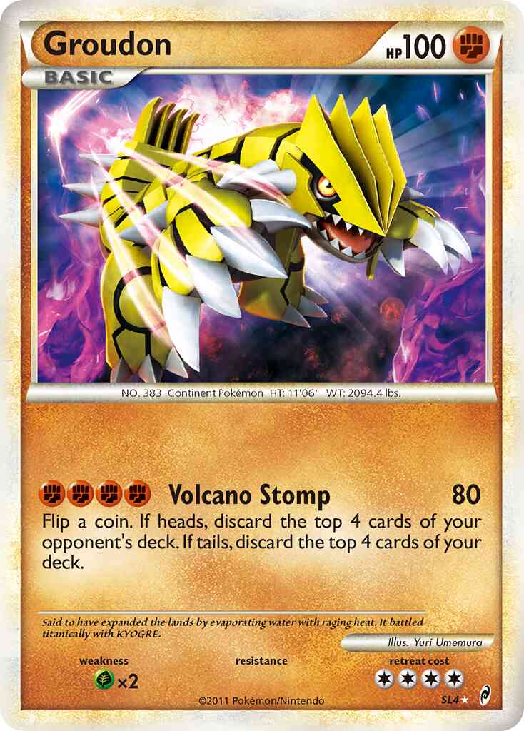 Groudon - SL4 - Rare Holo [col1-SL4] [Holo]