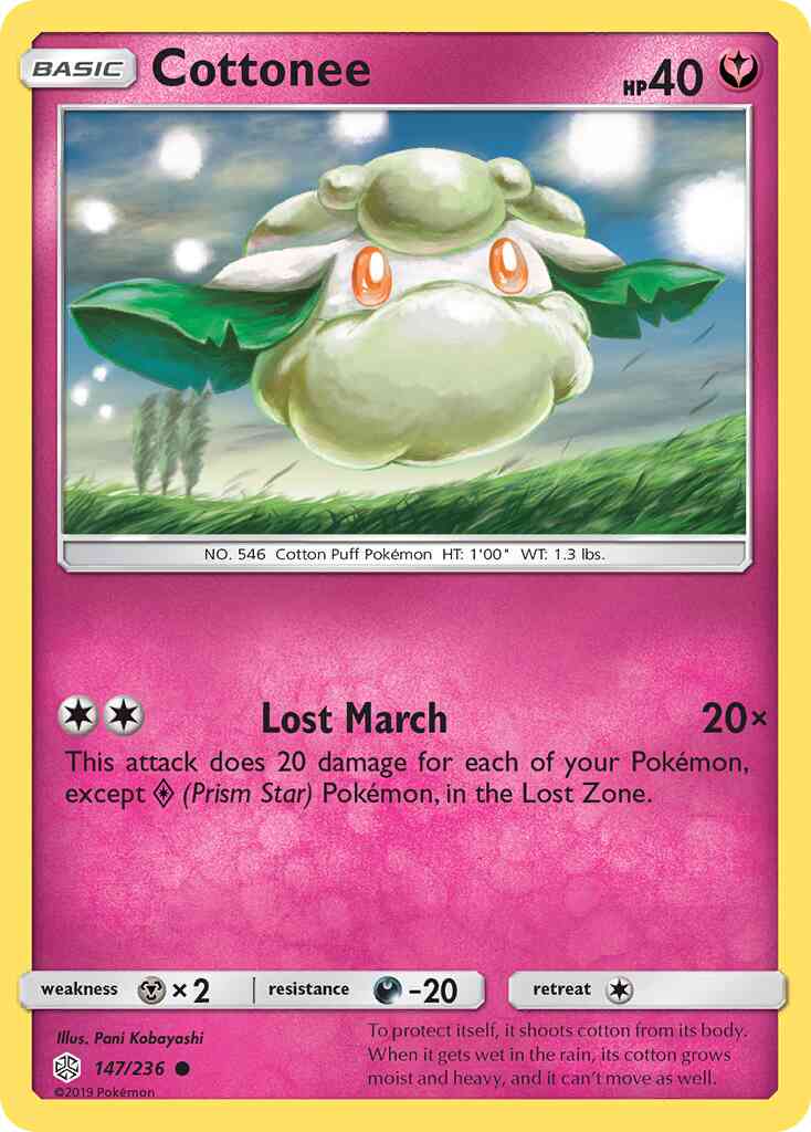 Cottonee - 147/236 - Common [sm12-147] [Non-Holo]