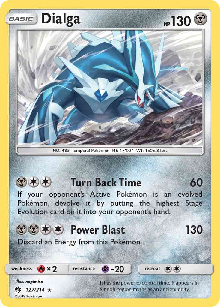Dialga - 127/214 - Rare Holo [sm8-127] [Holo]