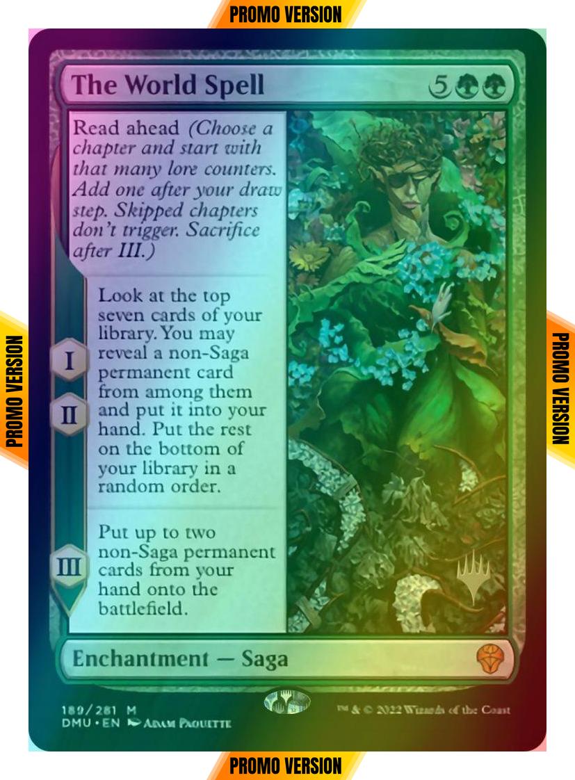 The World Spell [189p] [Promo Pack] [Dominaria United: Promos] [Foil]