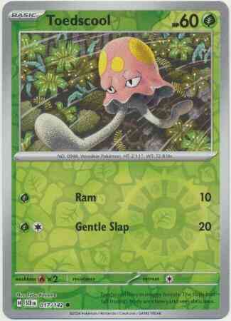 Toedscool - 017/142 - Common [sv07-017] [Reverse Holo]