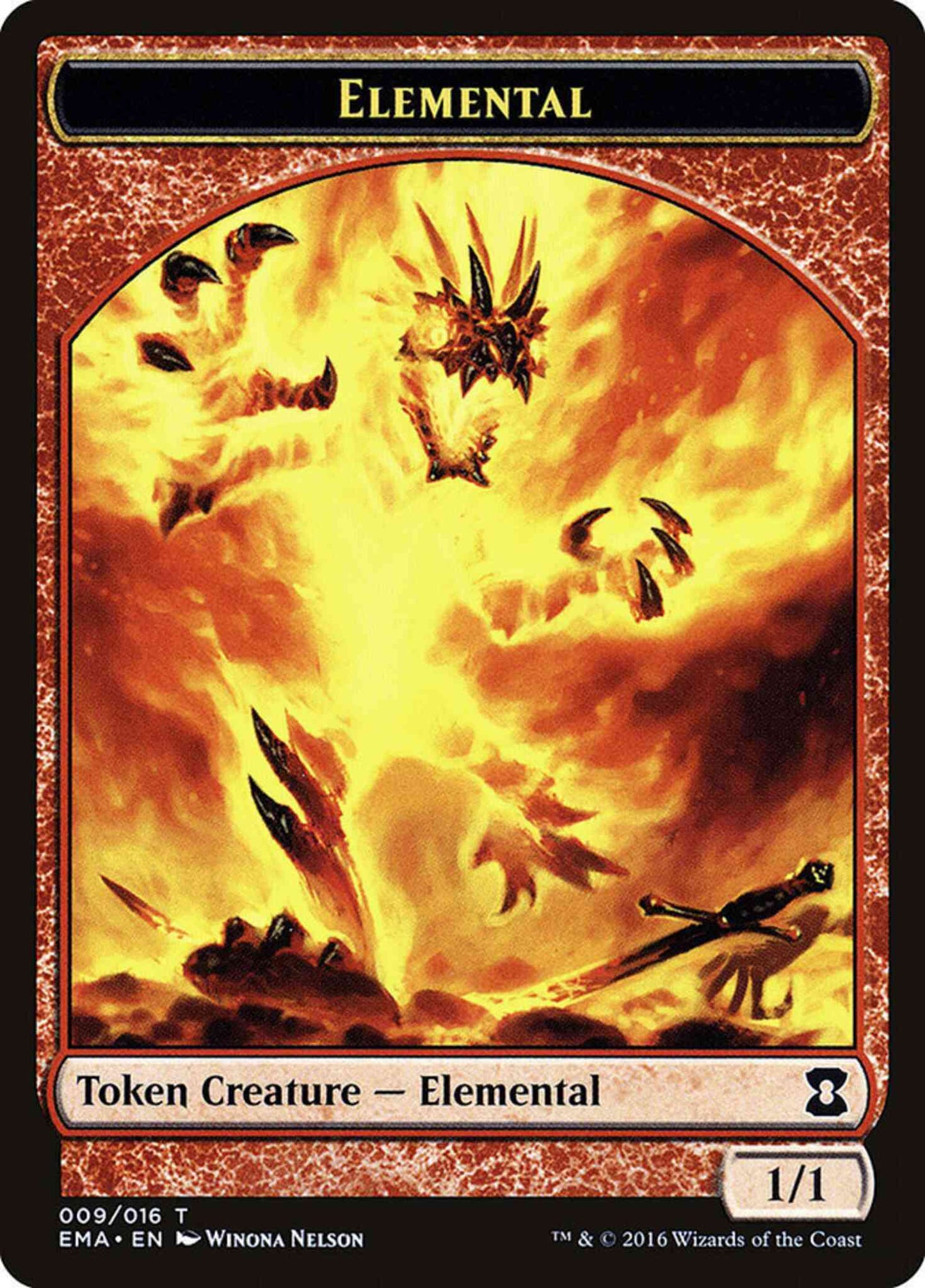 Elemental Token [09] [Eternal Masters Tokens] [Non-Foil]