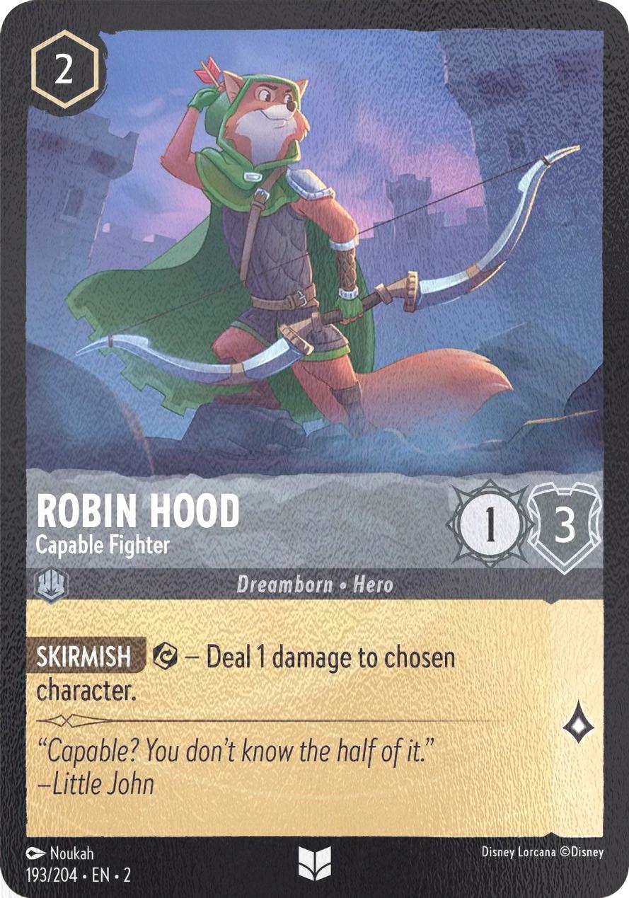 Robin Hood - Capable Fighter - 193/204 [Rise Of The Floodborn] [Cold Foil]