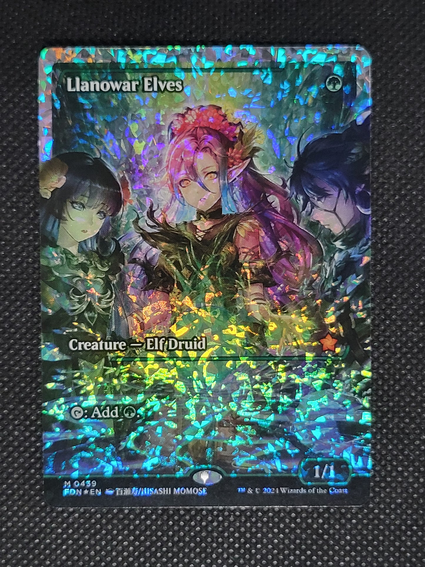 Llanowar Elves — Japan Showcase|Fracture Foil — ID 19268