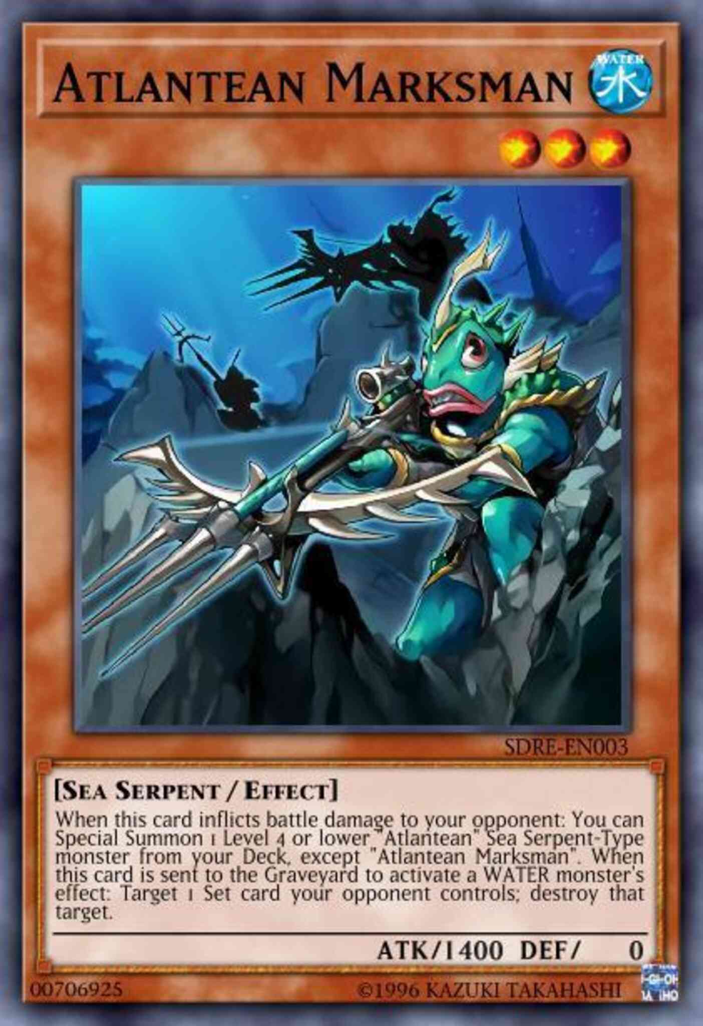 Atlantean Marksman - AP03-EN001 - Ultimate Rare - Unlimited