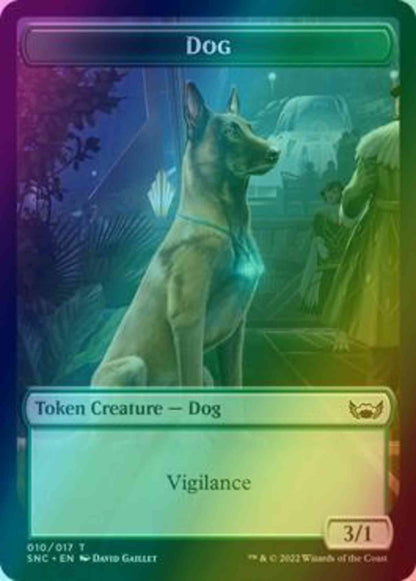 Dog Token (10) // Treasure Token (16) [Streets of New Capenna: Tokens] [Foil]