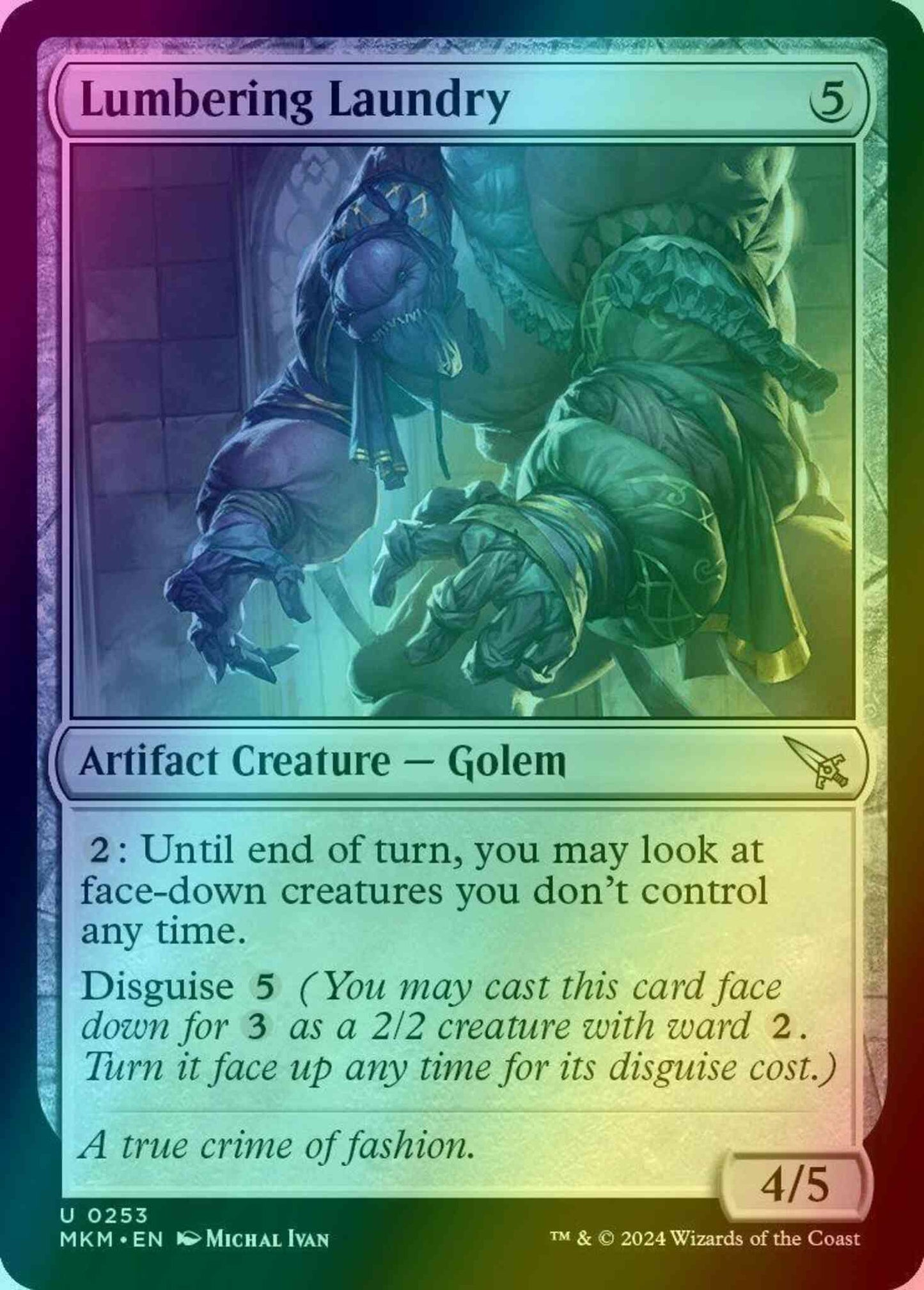 Lumbering Laundry [253] [Murders at Karlov Manor] [Foil]