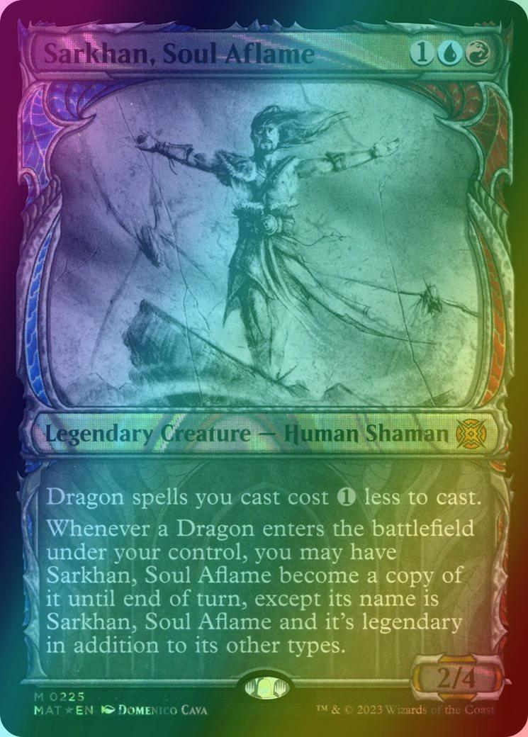 Sarkhan, Soul Aflame [225] [Planar Showcase] [March of the Machine: The Aftermath] [Halo Foil]