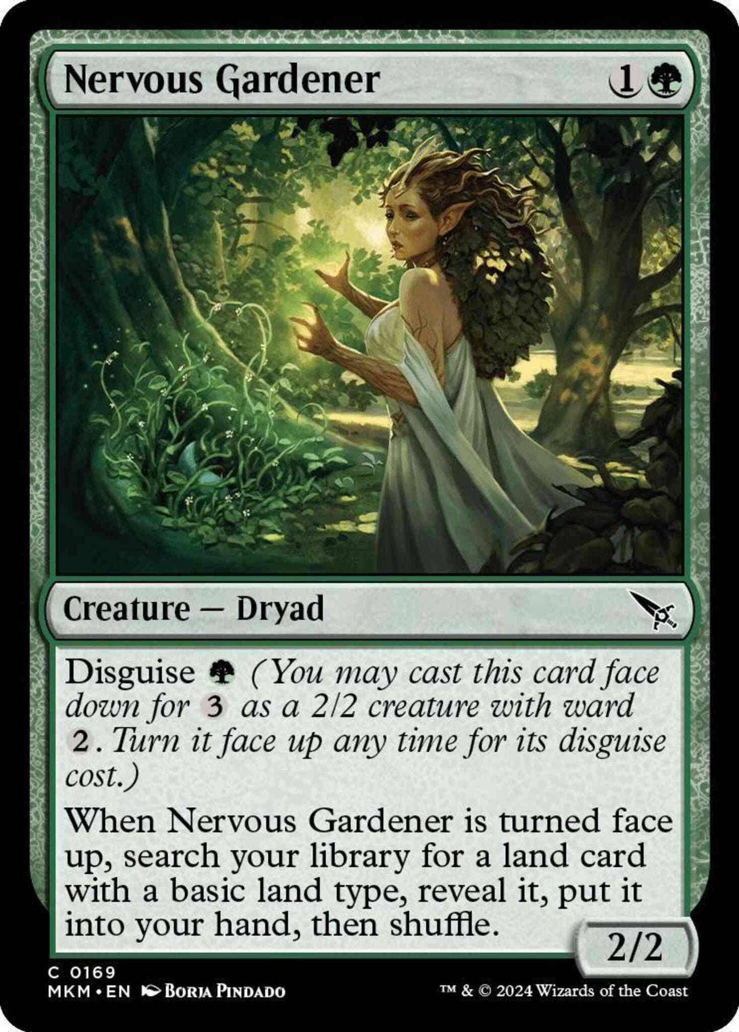 Nervous Gardener [169] [Murders at Karlov Manor] [Non-Foil]