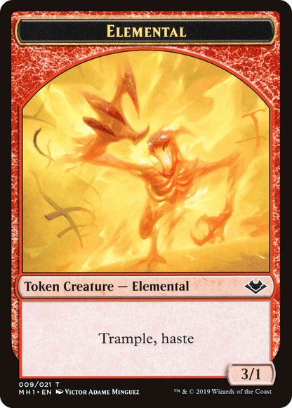 Elemental Token (09) // Soldier Token (04) [Modern Horizons Tokens] [Non-Foil]