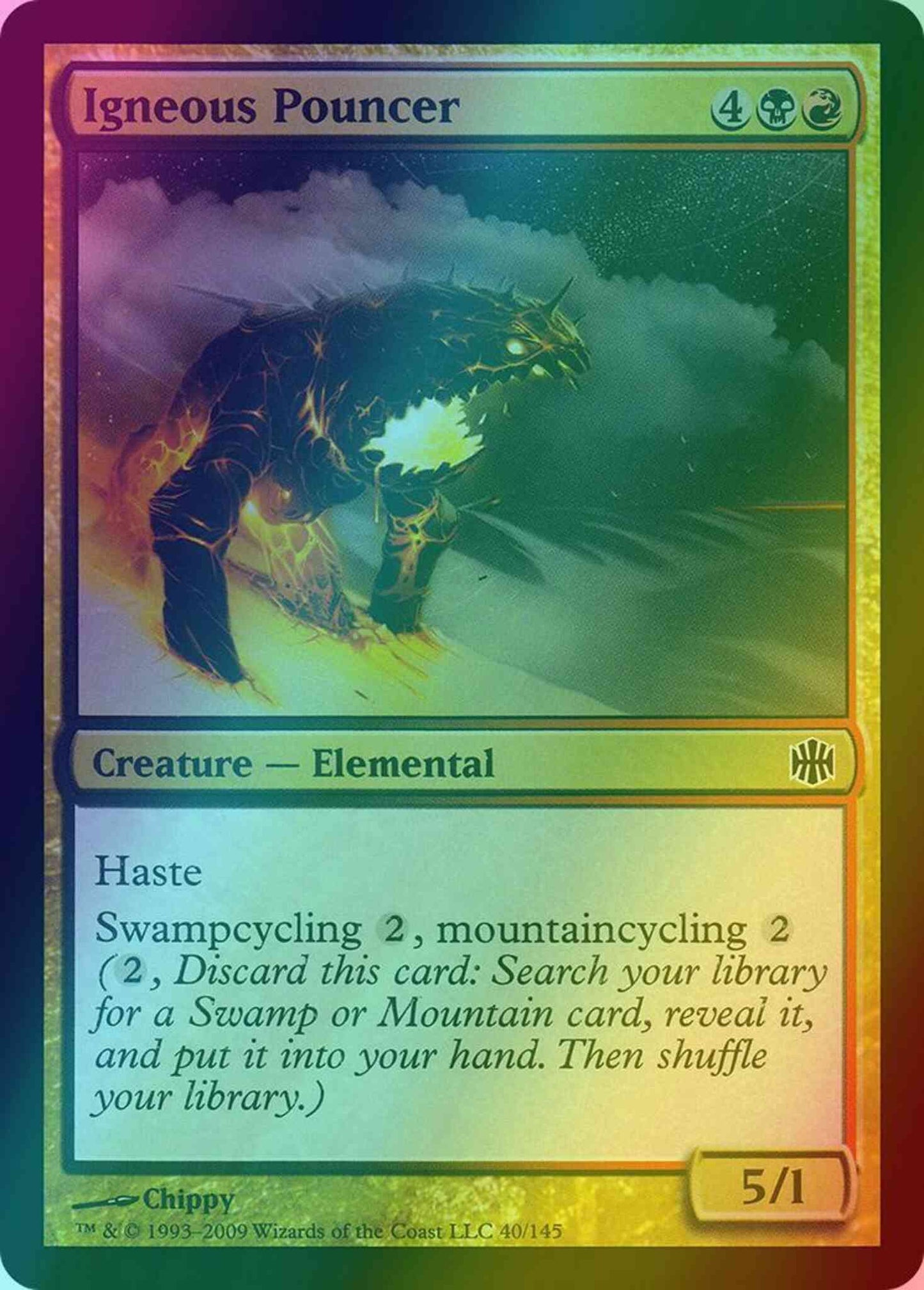 Igneous Pouncer [40] [Alara Reborn] [Foil]