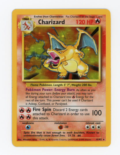 Charizard — Rare|Unlimited|Holo — ID 19870