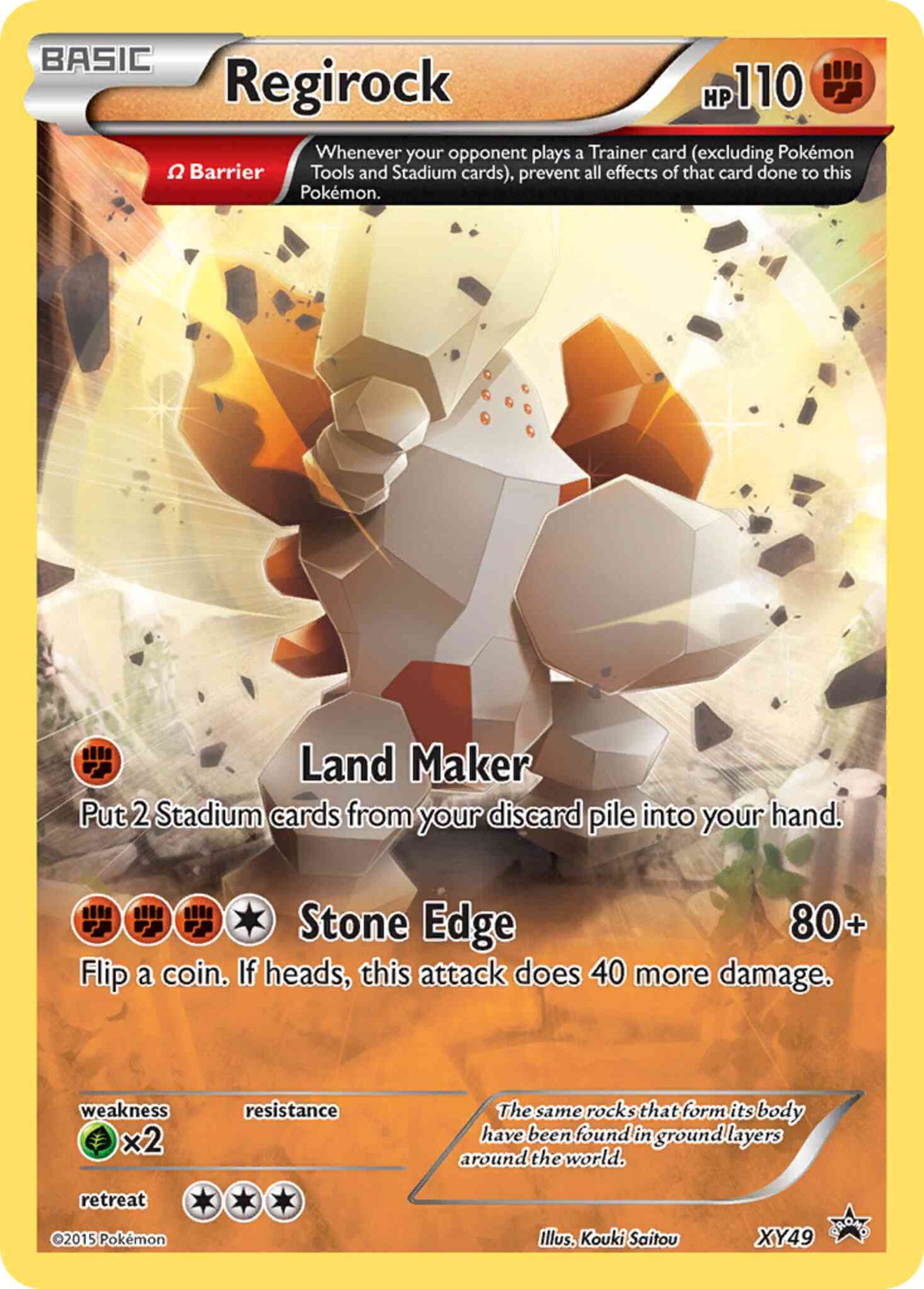 Regirock - XY49 - Promo [xyp-XY49] [Holo]