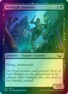 Midnight Assassin [87] [Streets of New Capenna] [Foil]