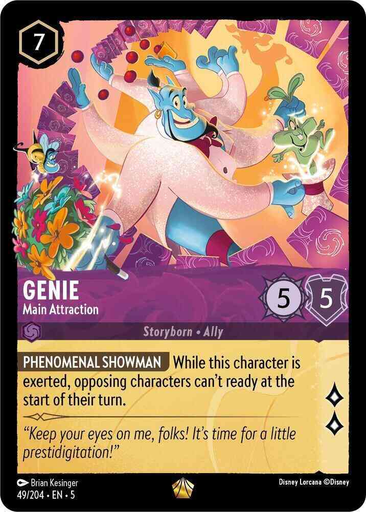 Genie - Main Attraction - 49/204 [Shimmering Skies] [Non-Foil]