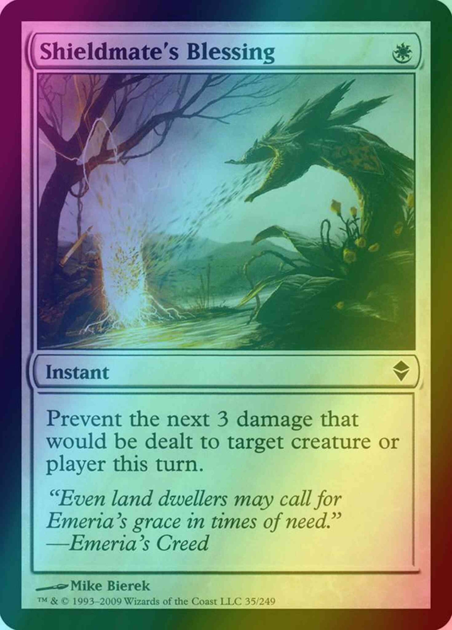 Shieldmate's Blessing [35] [Zendikar] [Foil]
