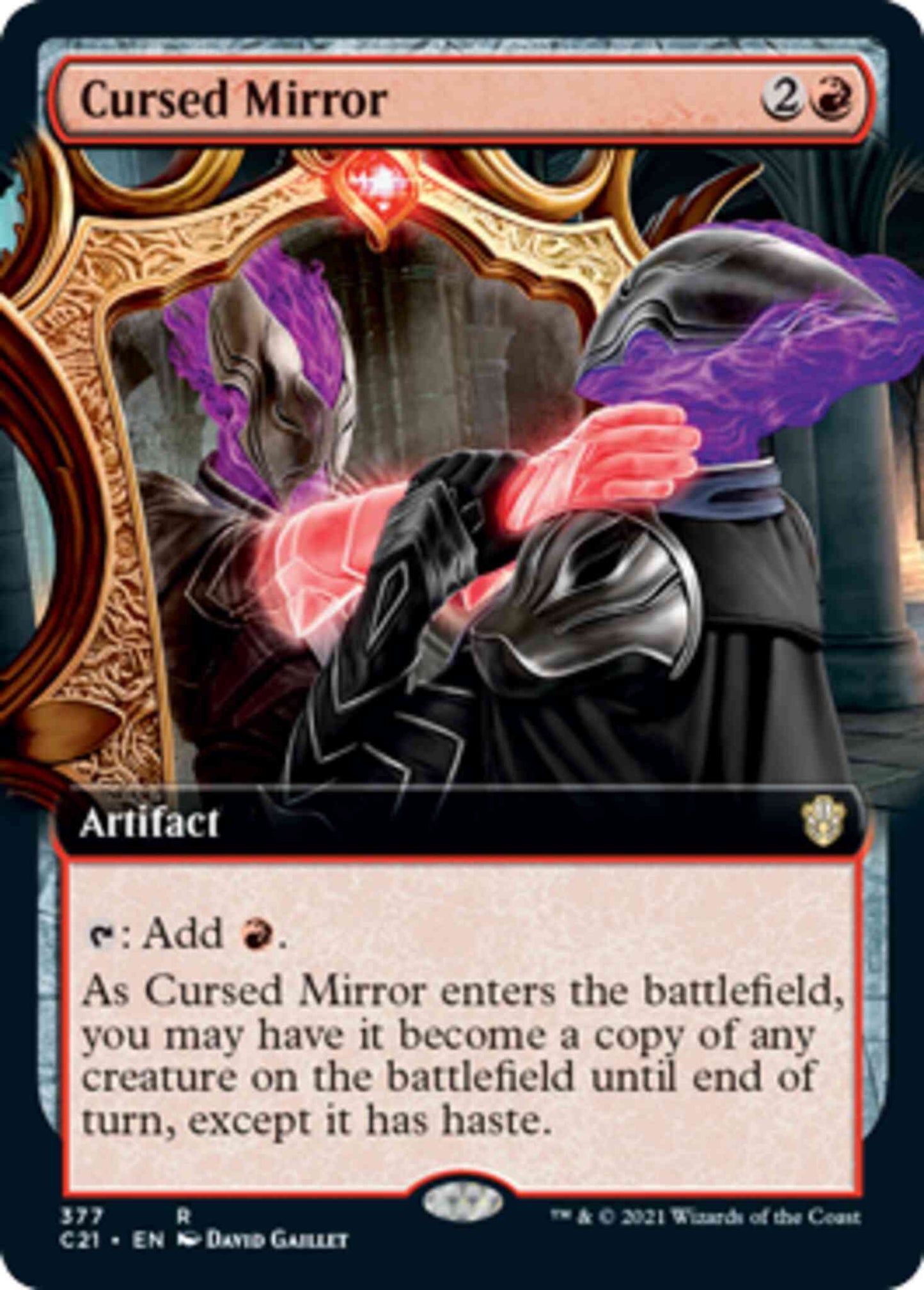 Cursed Mirror [377] [Extended Art] [Commander 2021] [Non-Foil]