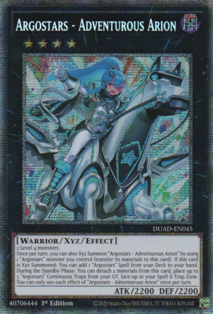 Argostars - Adventurous Arion - DUAD-EN045 - Starlight Rare - 1st Edition