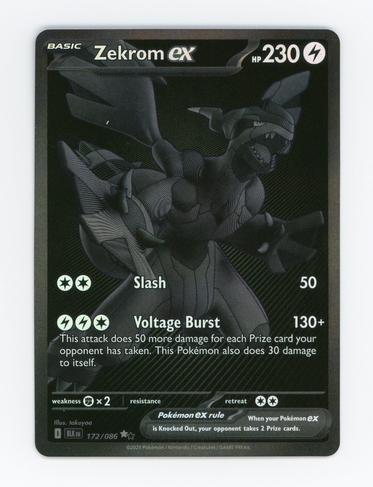 Zekrom ex — Black White Rare — ID 18996