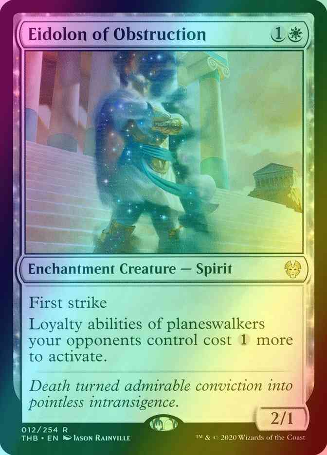 Eidolon of Obstruction [12] [Theros Beyond Death] [Foil]