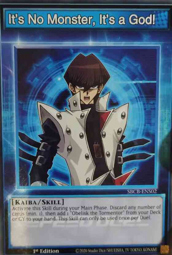 It's No Monster, It's a God! - SBCB-ENS02 - Common - 1st Edition