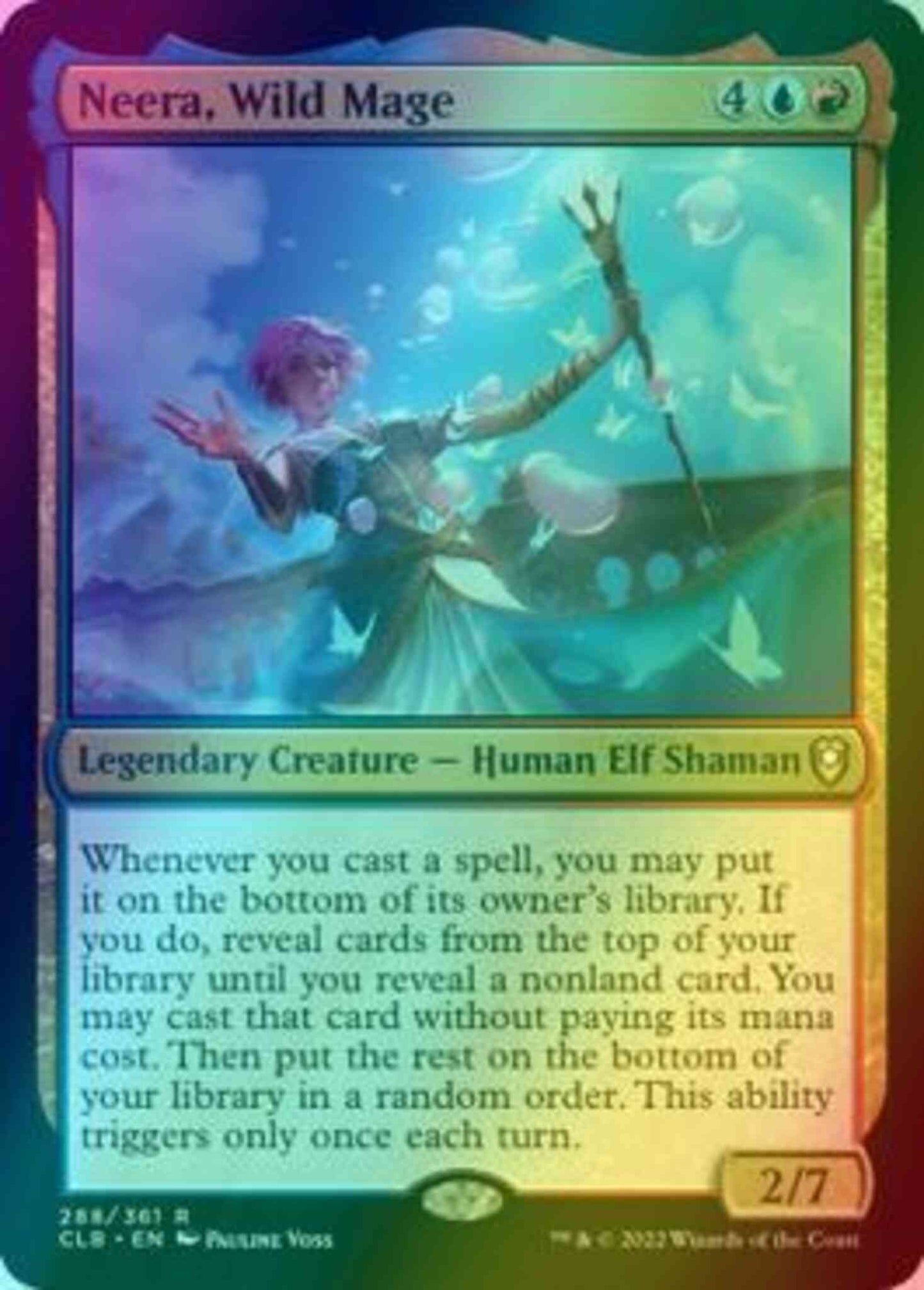 Neera, Wild Mage [288] [Commander Legends: Battle for Baldur's Gate] [Foil]