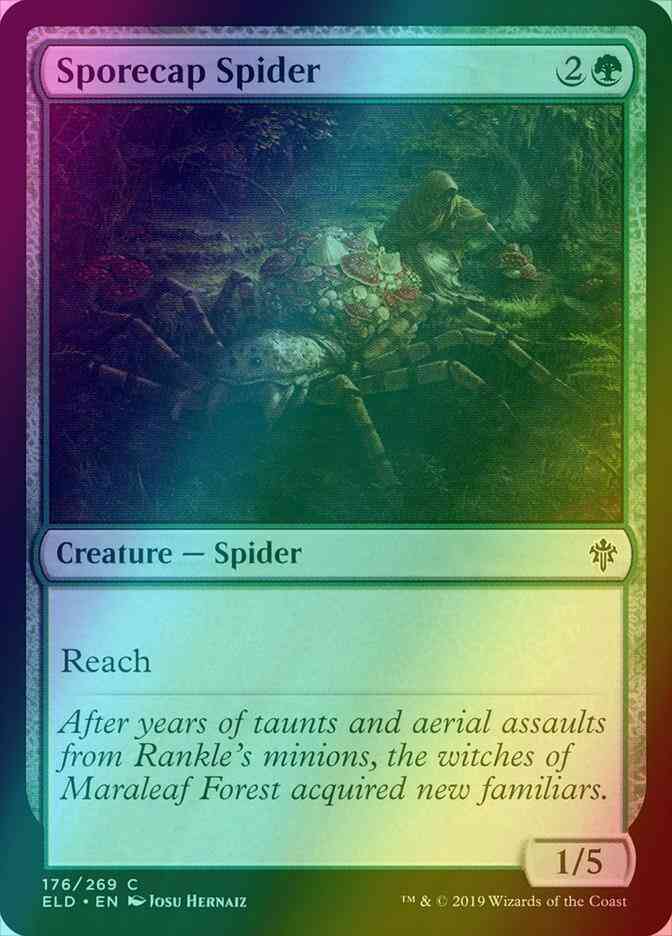 Sporecap Spider [176] [Throne of Eldraine] [Foil]