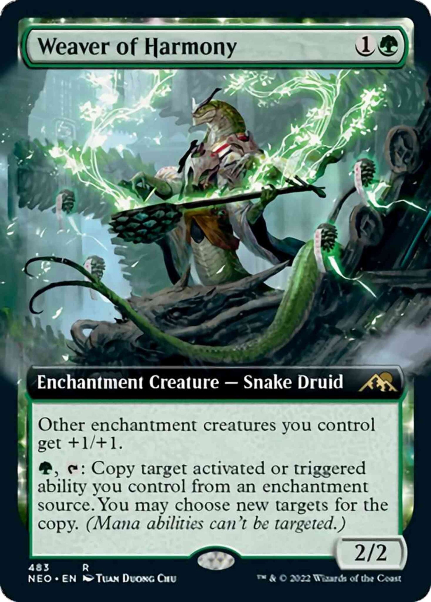 Weaver of Harmony [483] [Extended Art] [Kamigawa: Neon Dynasty] [Non-Foil]