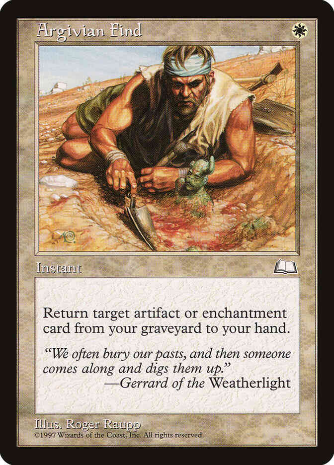 Argivian Find [6] [Weatherlight] [Non-Foil]