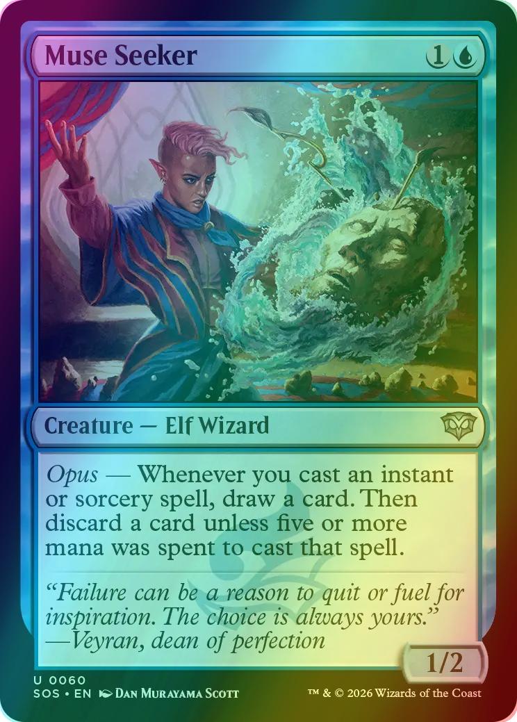 Muse Seeker [60] [Secrets of Strixhaven] [Foil]