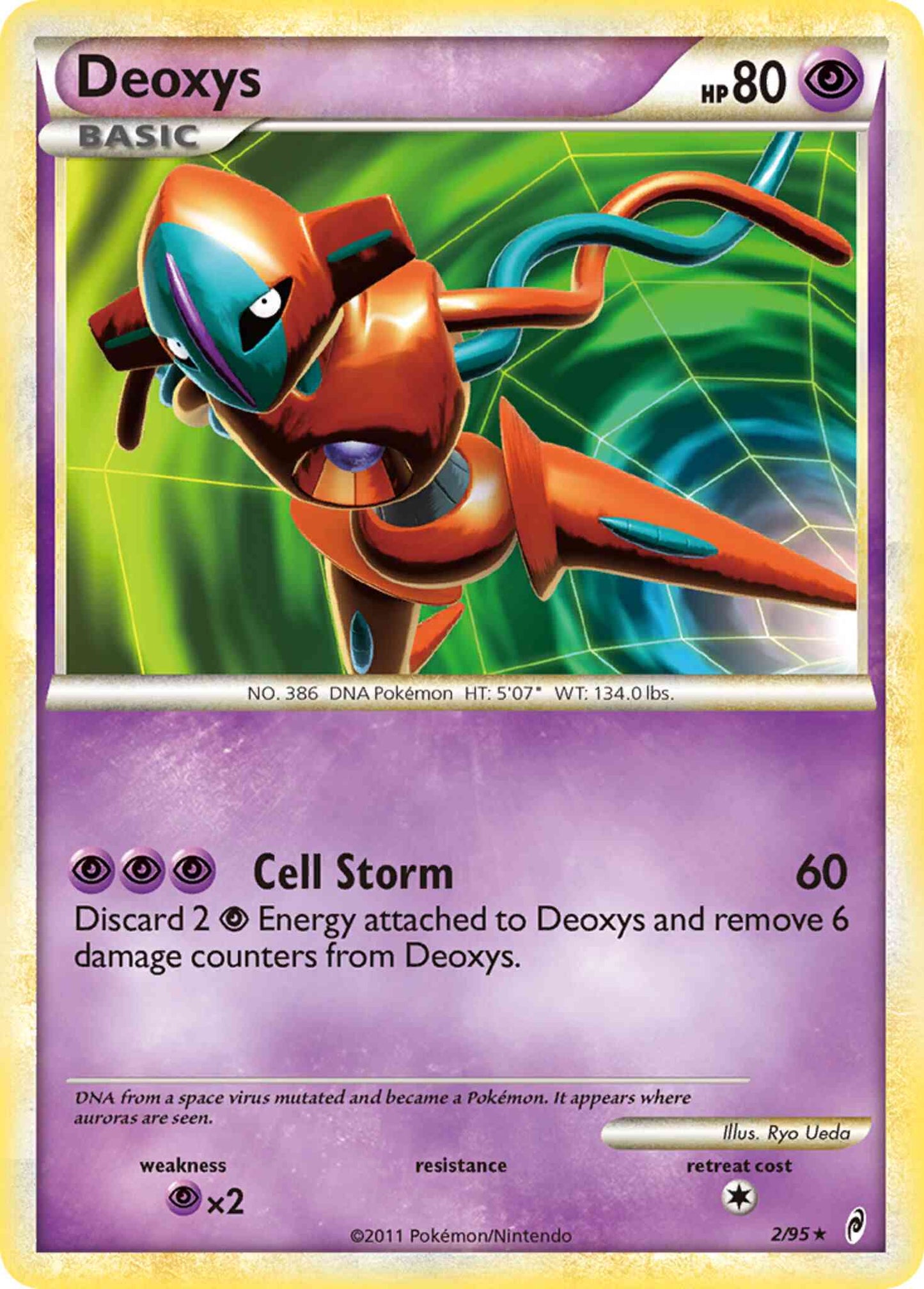 Deoxys - 2/95 - Rare Holo [col1-2] [Reverse Holo]