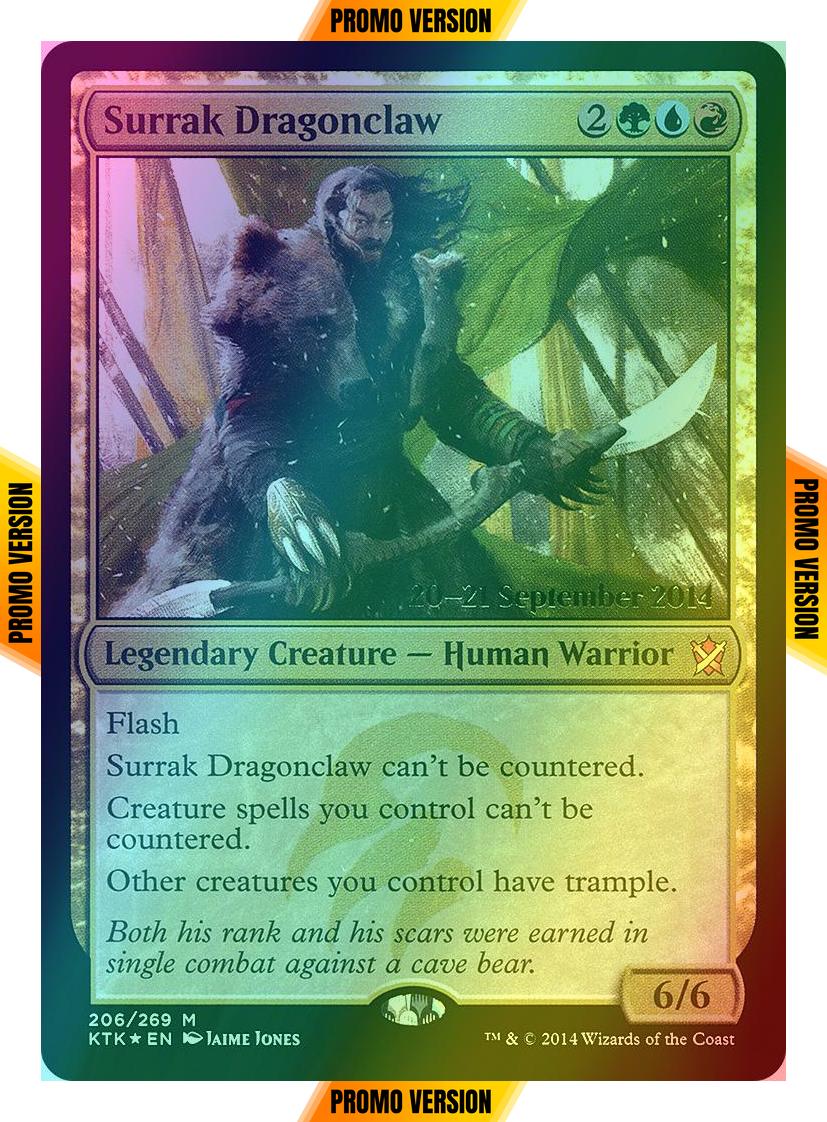 Surrak Dragonclaw [206s] [Khans of Tarkir Promos] [Foil]