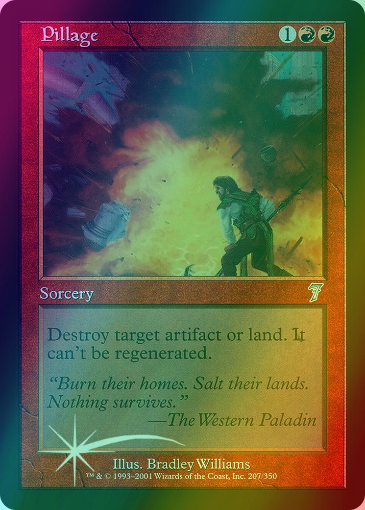 Pillage [207x] [Seventh Edition] [Foil]